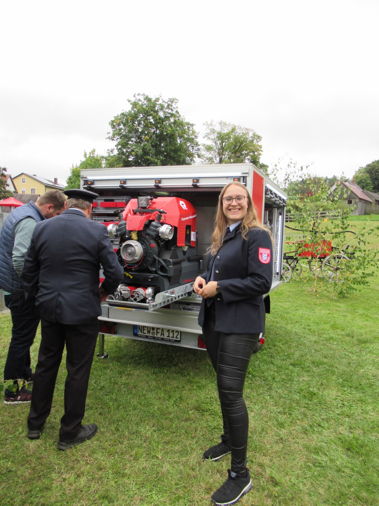 Segnung Tragkraftspritzenanhänger FF Kleinschwand
