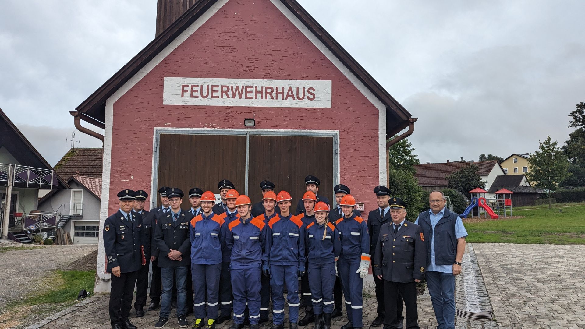 Leistungsabzeichen und bayerische Jugendspanne 09/2023 der FF Kleinschwand