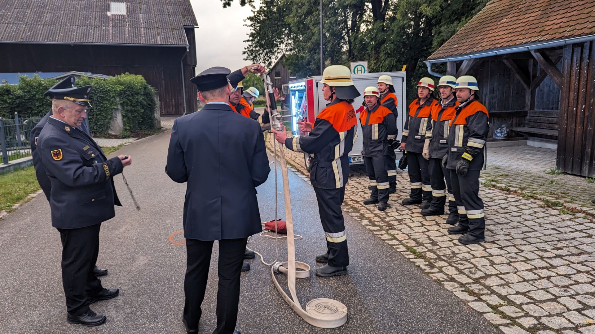 Leistungsabzeichen und bayerische Jugendspanne 09/2023 der FF Kleinschwand