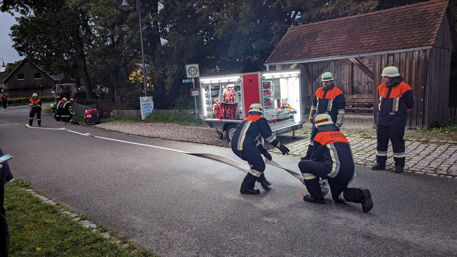 Leistungsabzeichen und bayerische Jugendspanne 09/2023 der FF Kleinschwand