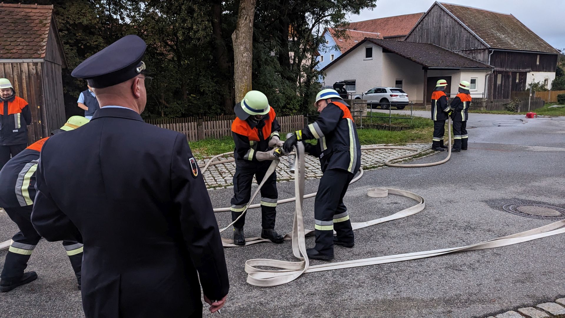 Leistungsabzeichen und bayerische Jugendspanne 09/2023 der FF Kleinschwand