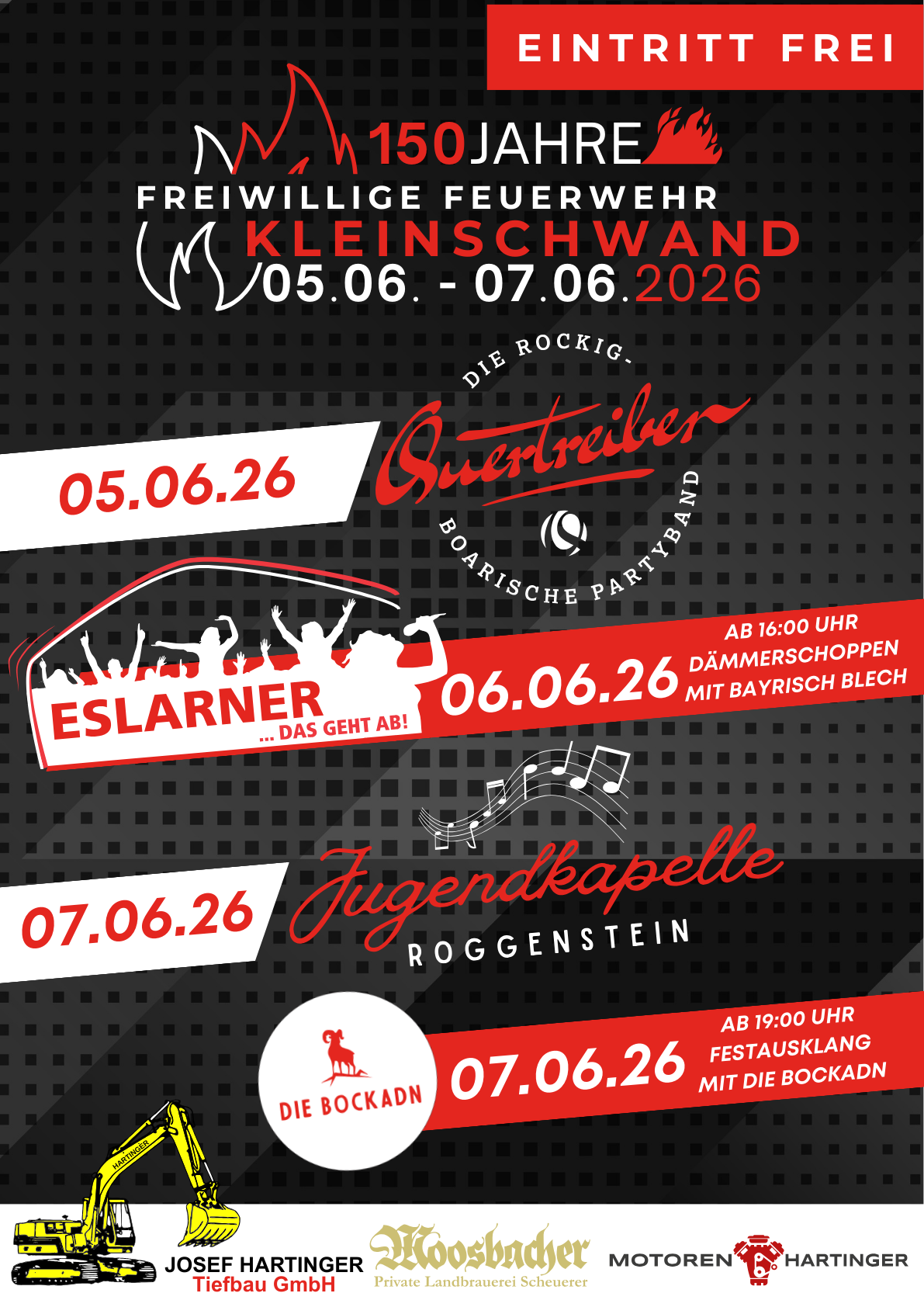 150 Jahre Gründungsjubiläum Freiwillige Feuerwehr Kleinschwand